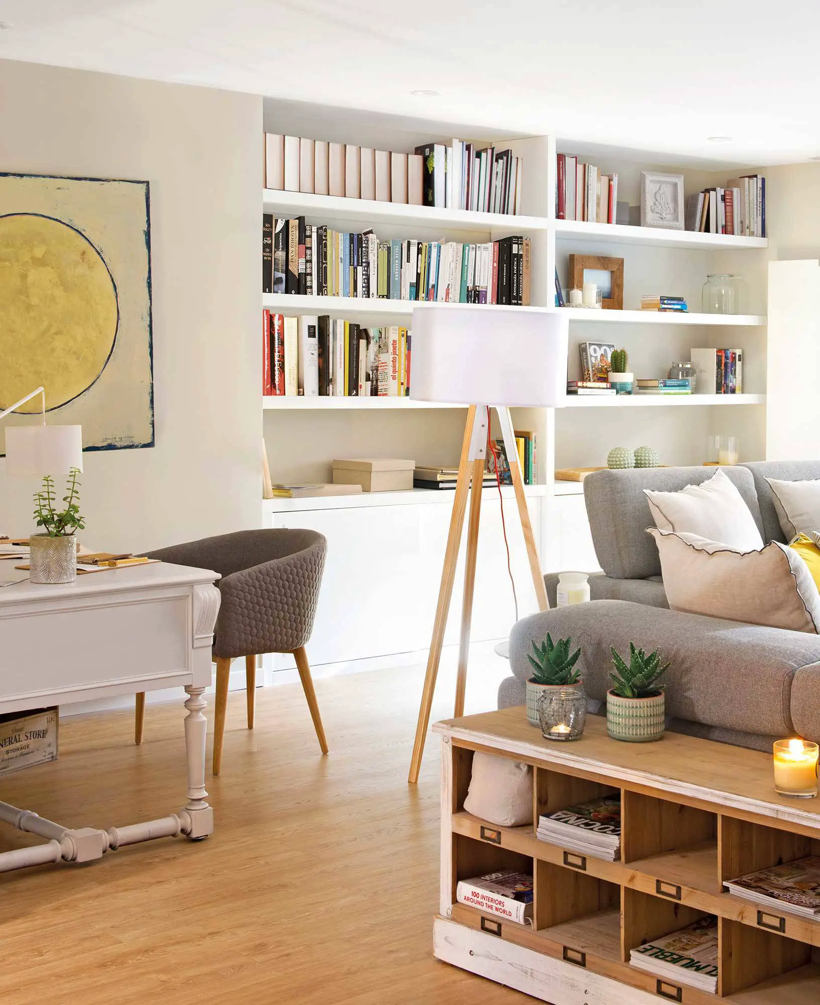 阳光倾洒的巴塞罗那公寓改造-3