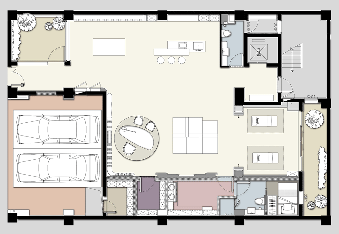 艺烁空间新作丨850㎡沪上墅居丨中国上海丨EASE艺烁空间-64