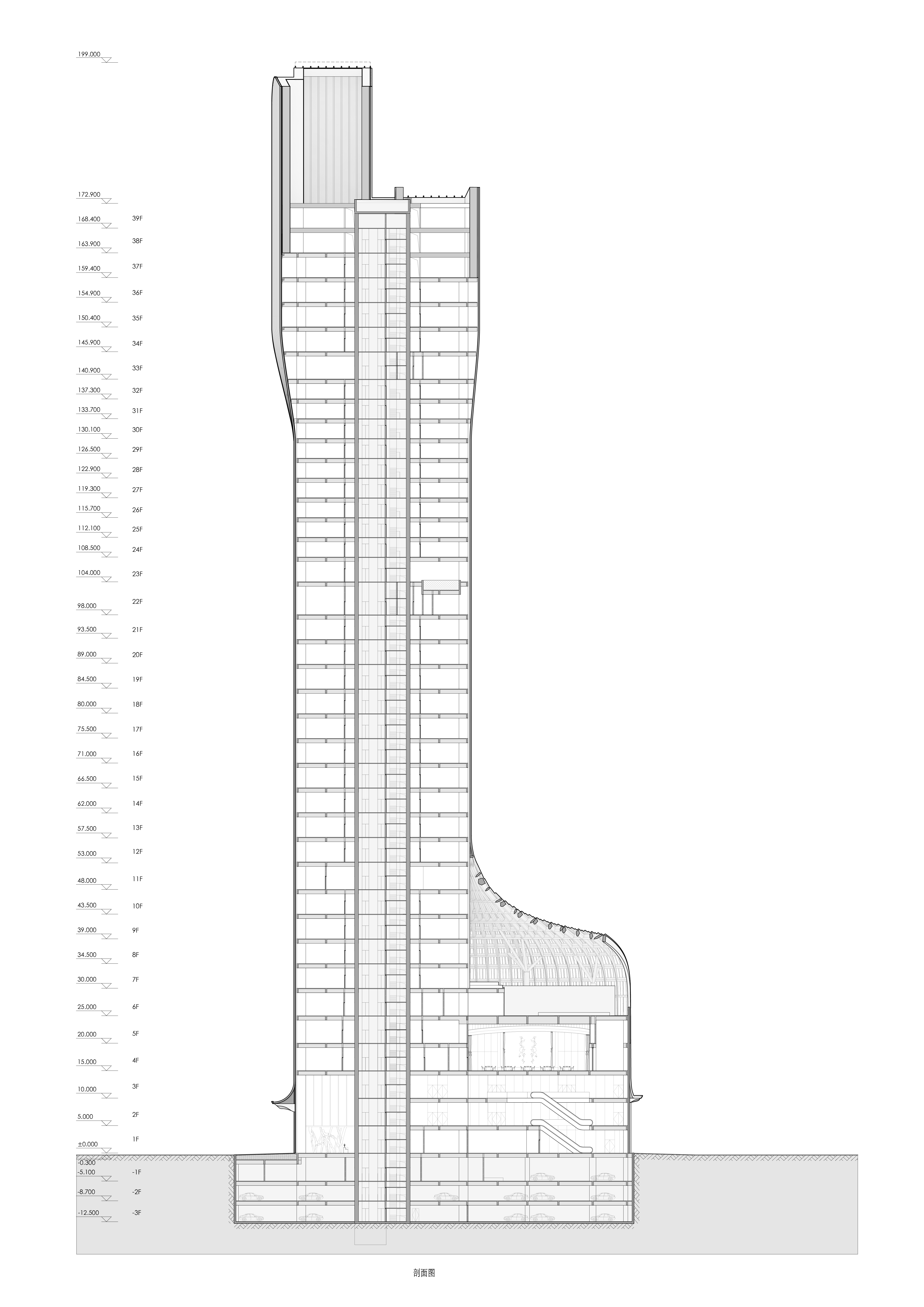 广州风生 101 塔 | GWP Architects 打造的地标性商业建筑-34