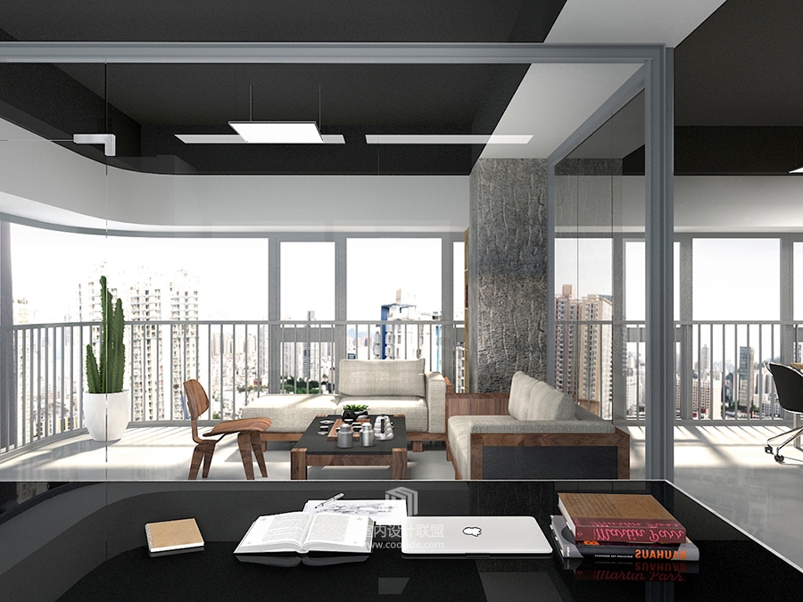 （北欧装修风格＋loft装修风格）x性冷淡的办公室设计-11