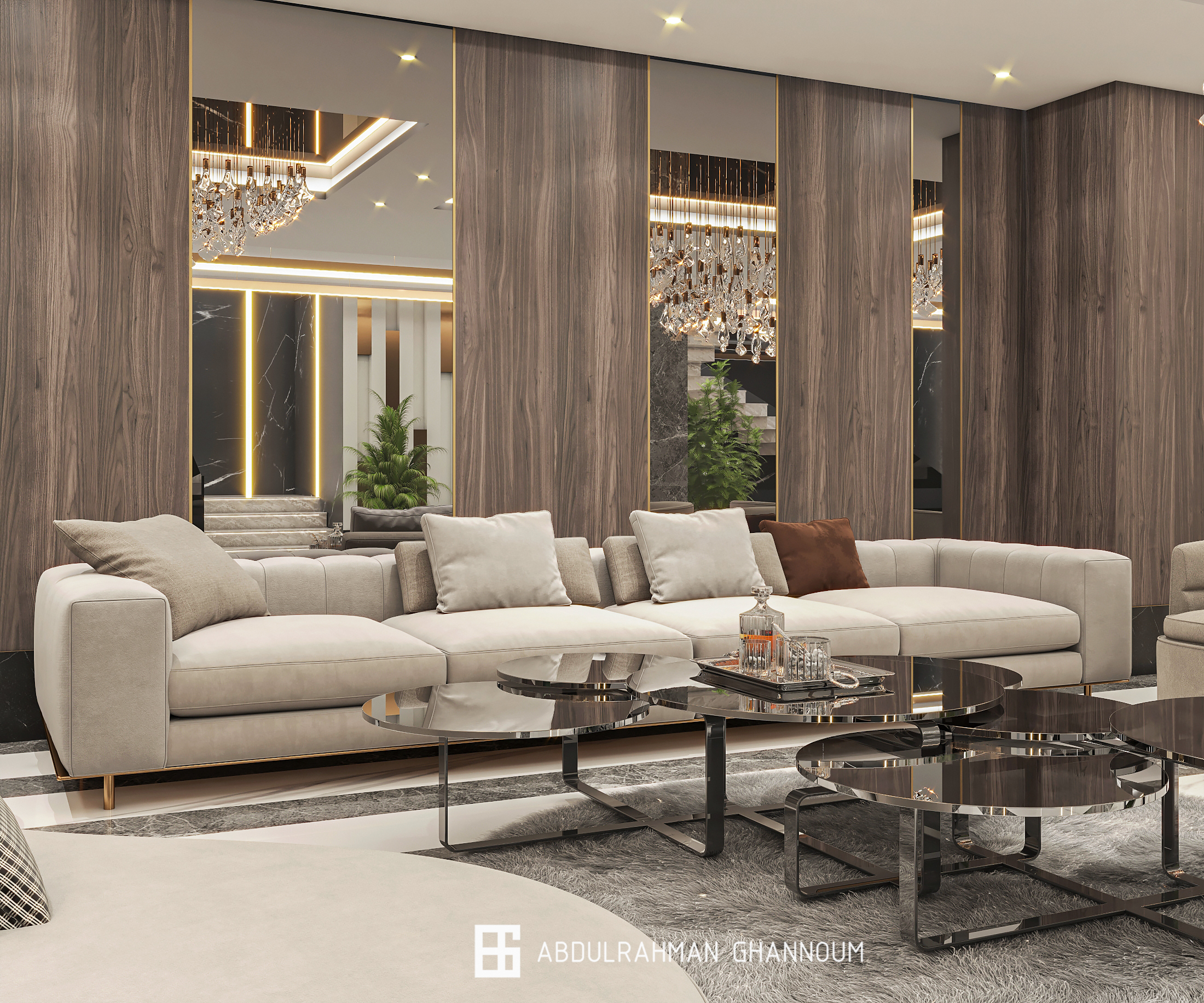 酒店大堂和走廊设计丨Eng. Abdulrahman Ghannoum-6