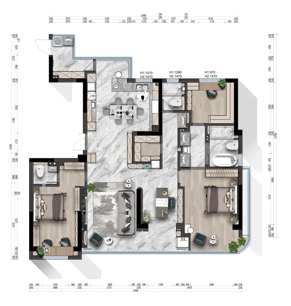 星都会丨中国浙江丨璀璨空间设计事务所-63