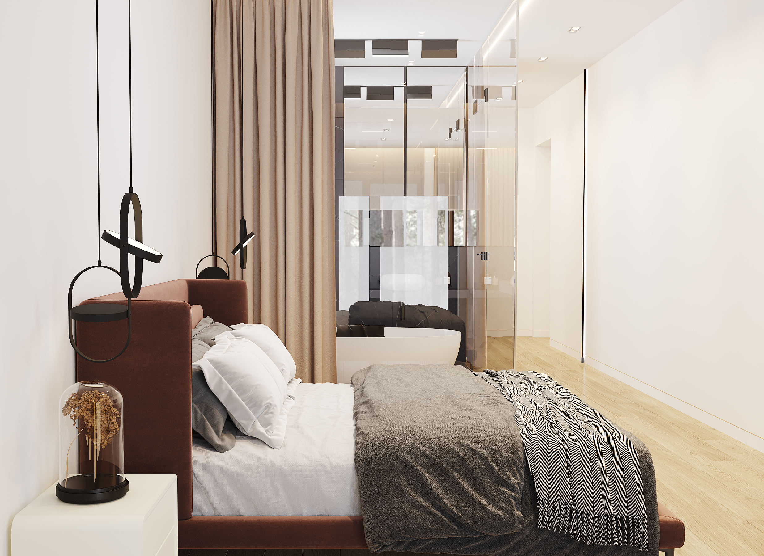 黑色版房屋室内装饰丨Golub Architects-61