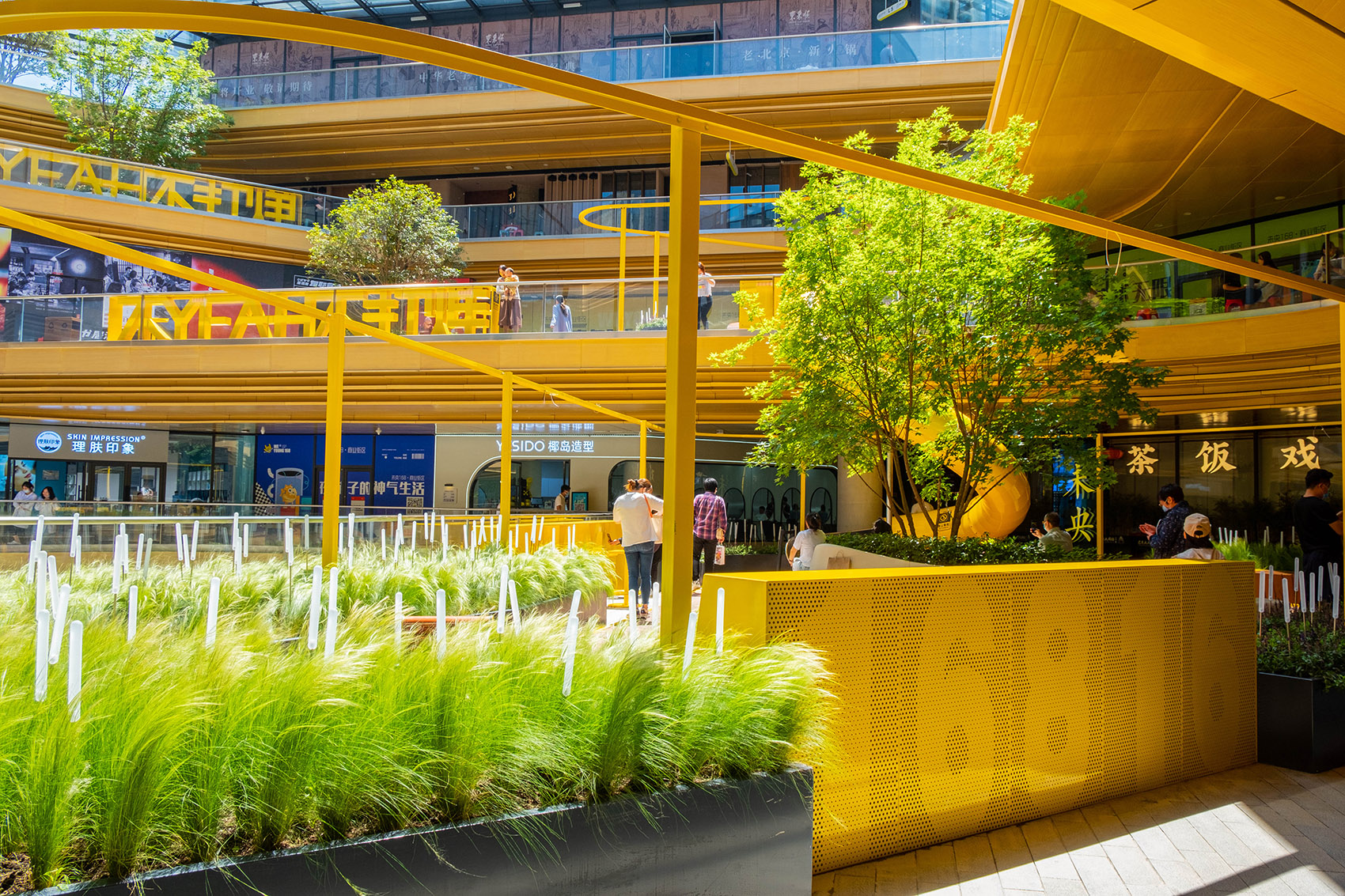 西安未央168商业街区露台改造丨中国西安丨原筑景观-15