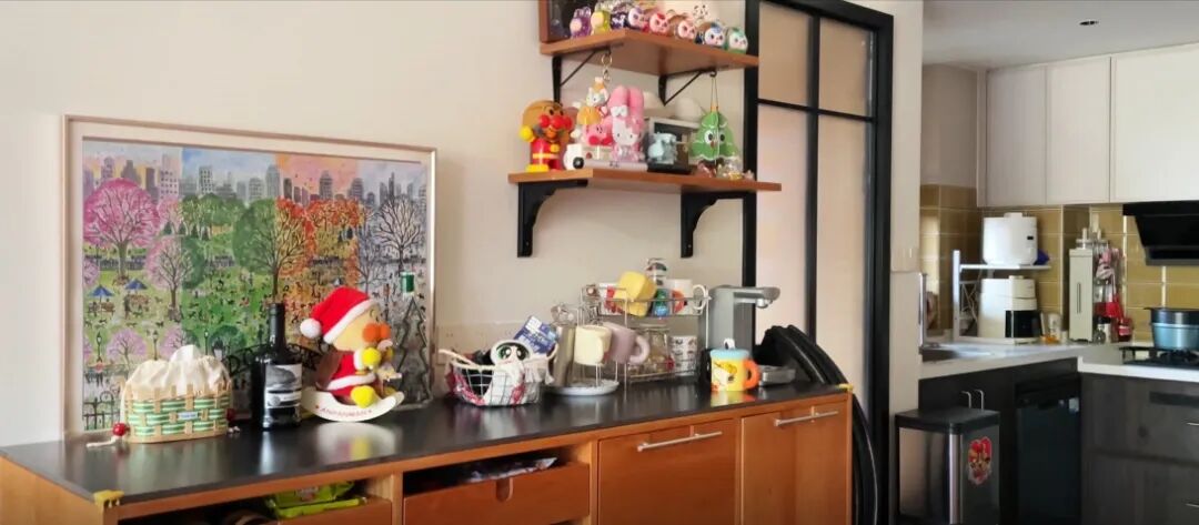 爆改80㎡中古风小家，两个人住好舒服，超干净温馨的小户型！-23