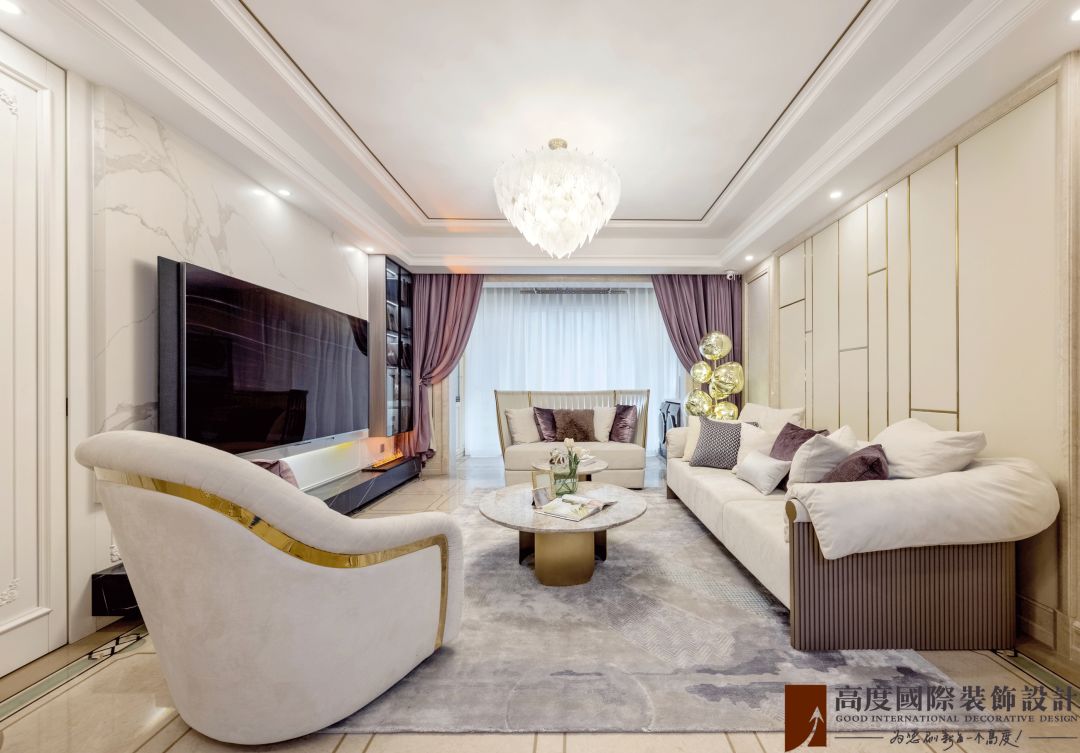 轻奢诗意,温柔生活的艺术栖居丨中国武汉丨高度国际装饰设计集团武汉公司-21