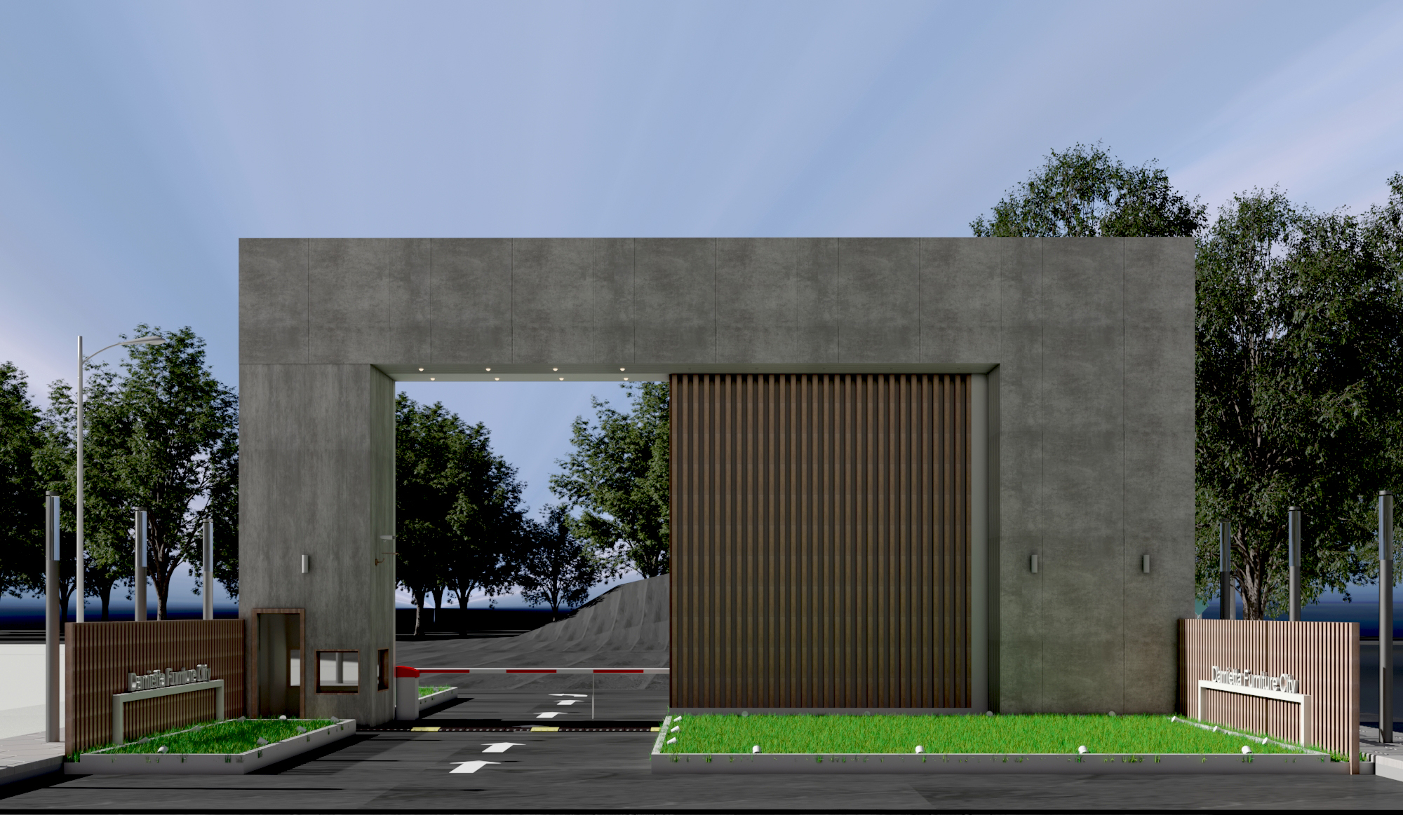 2 gates design for Damietta furniture city(Competition)-1