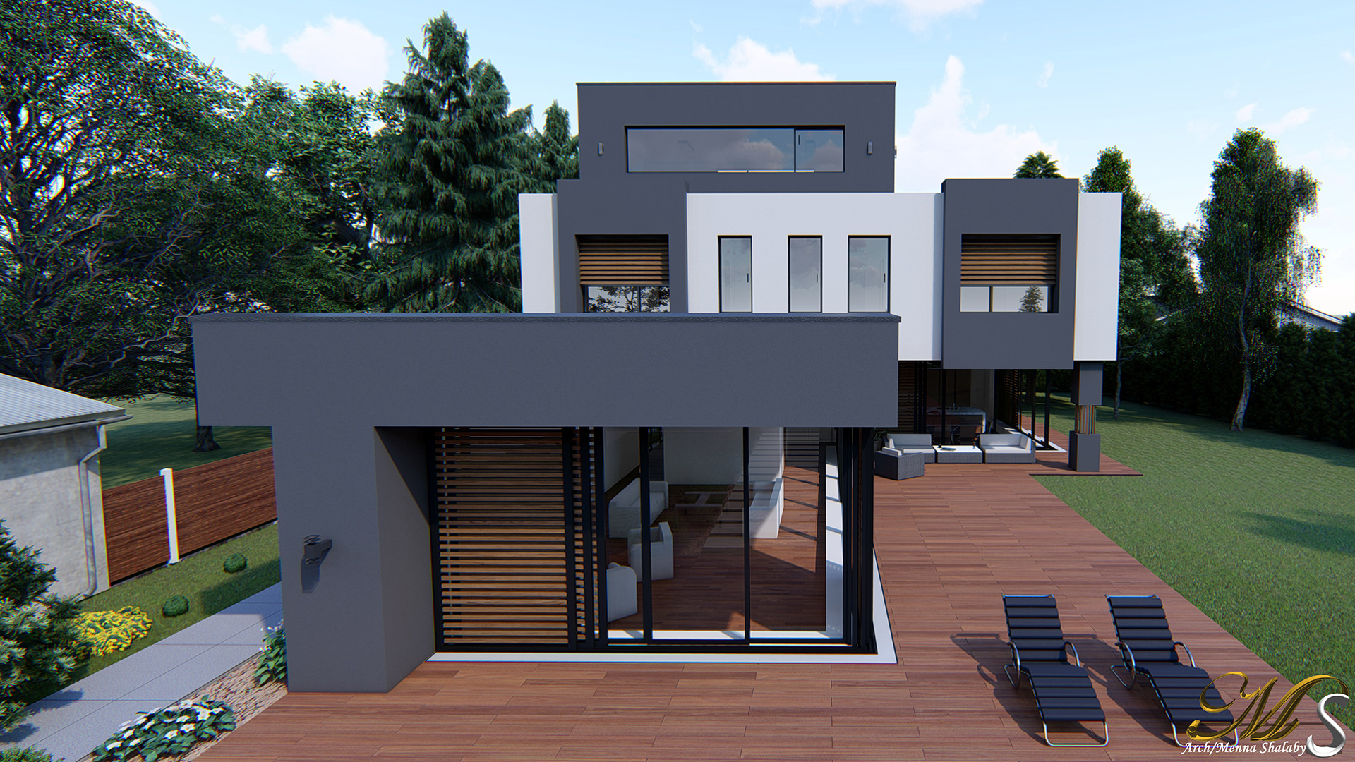 德国单户住宅外部设计-10