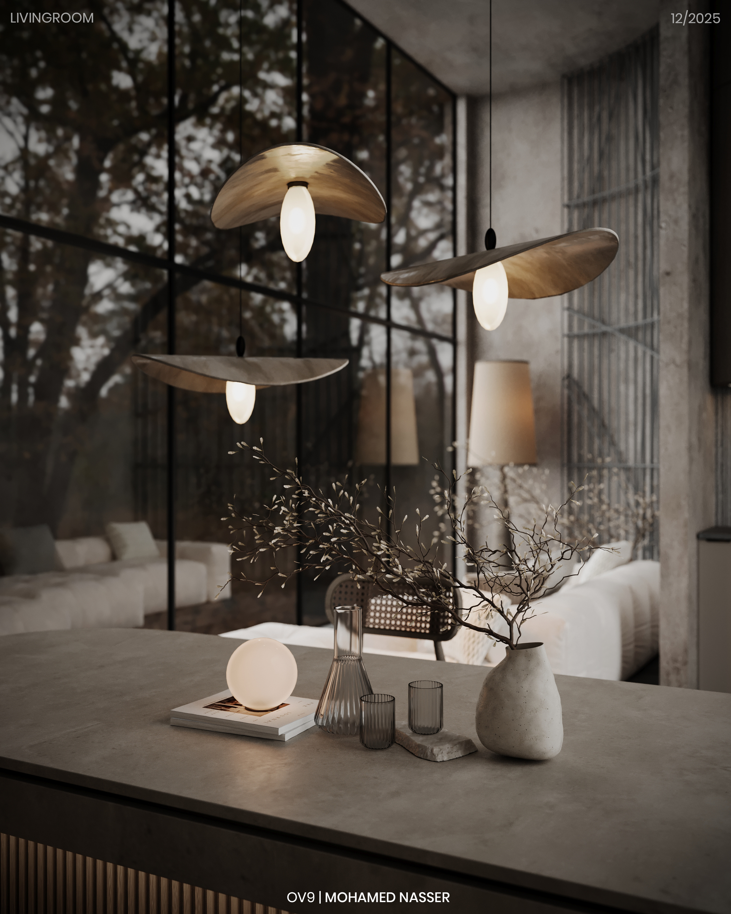 起居与开放式厨房-11