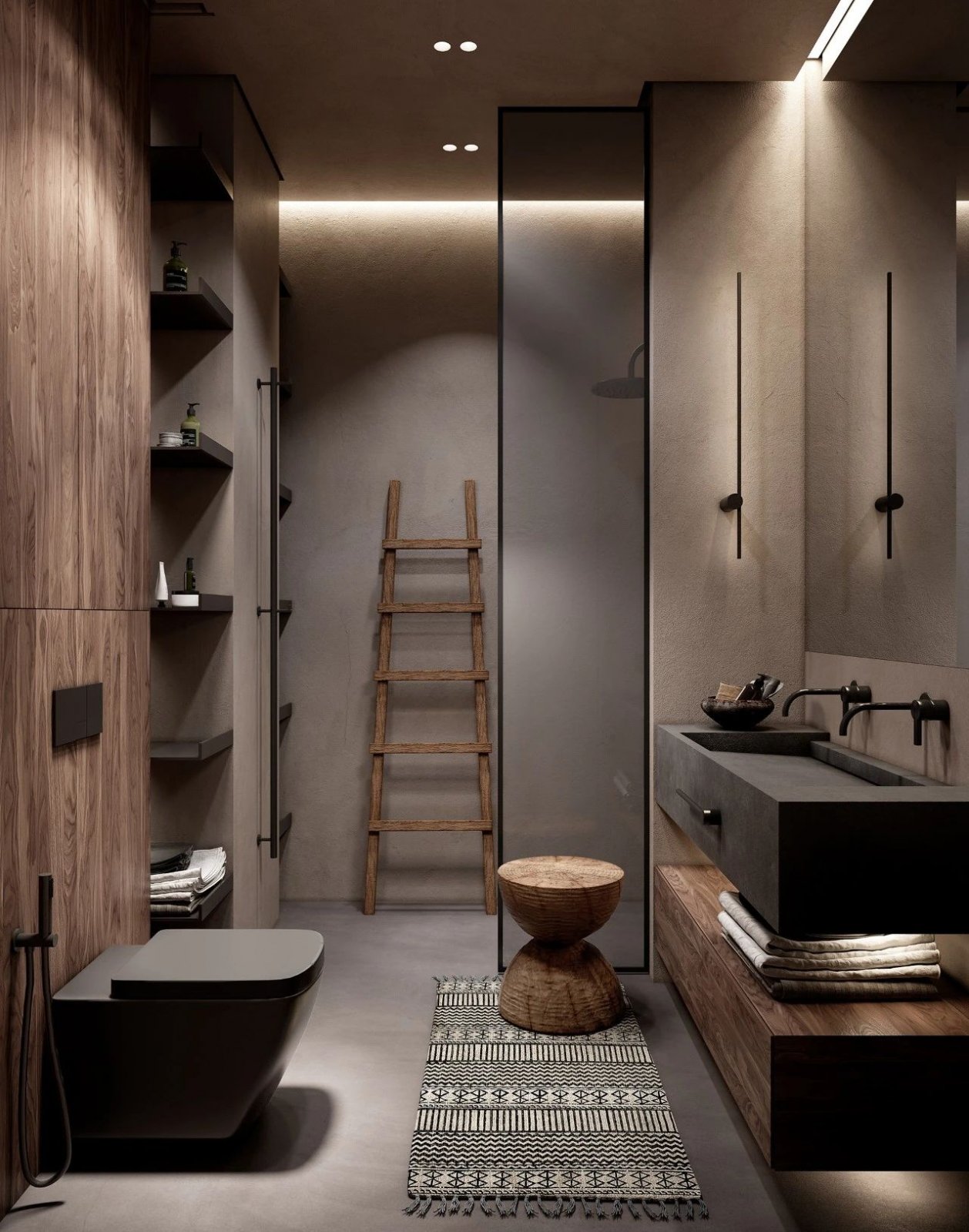 莫斯科侘寂风小公寓-29