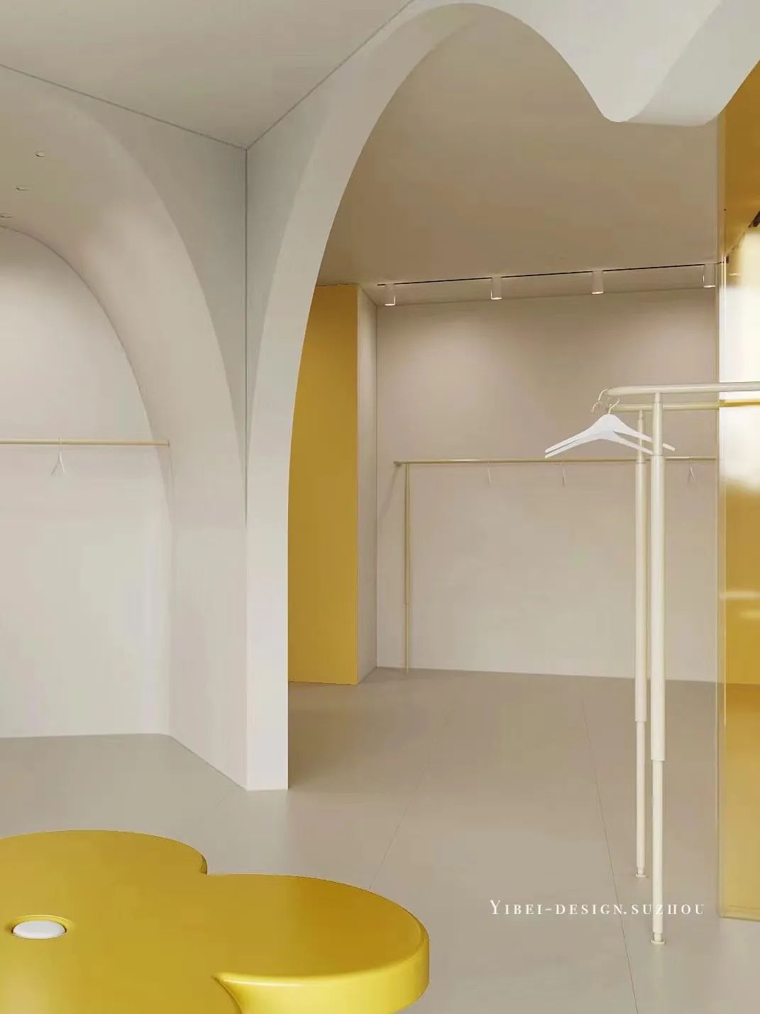 色彩之舞 · 黄白空间的艺术对话丨中国苏州丨YIBEI DESIGN-9