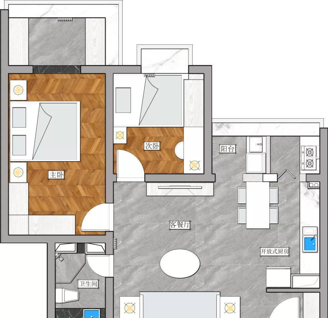 旧房翻新演绎留白艺术-1