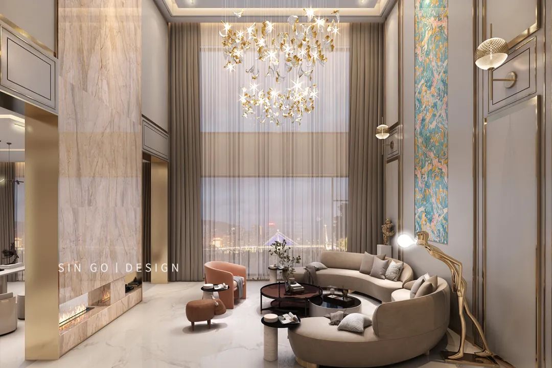 上海御湖香水湾轻奢别墅设计丨中国上海丨星杰国际设计-46