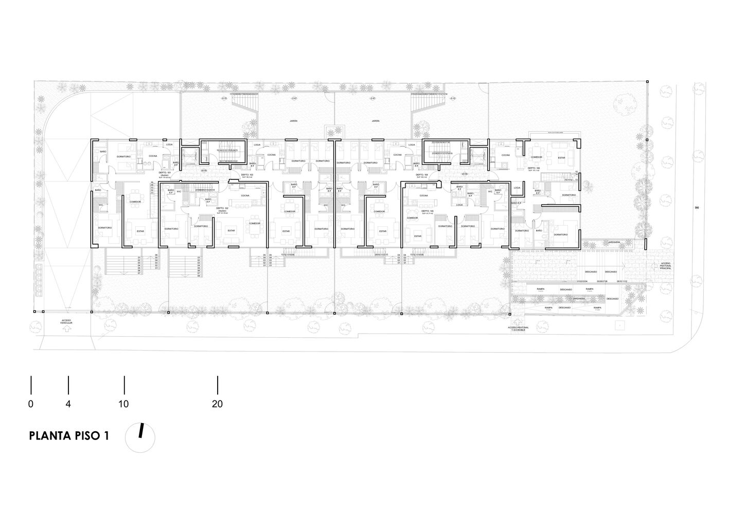 马尔约尼科公寓楼丨智利丨SML Arquitectos-23
