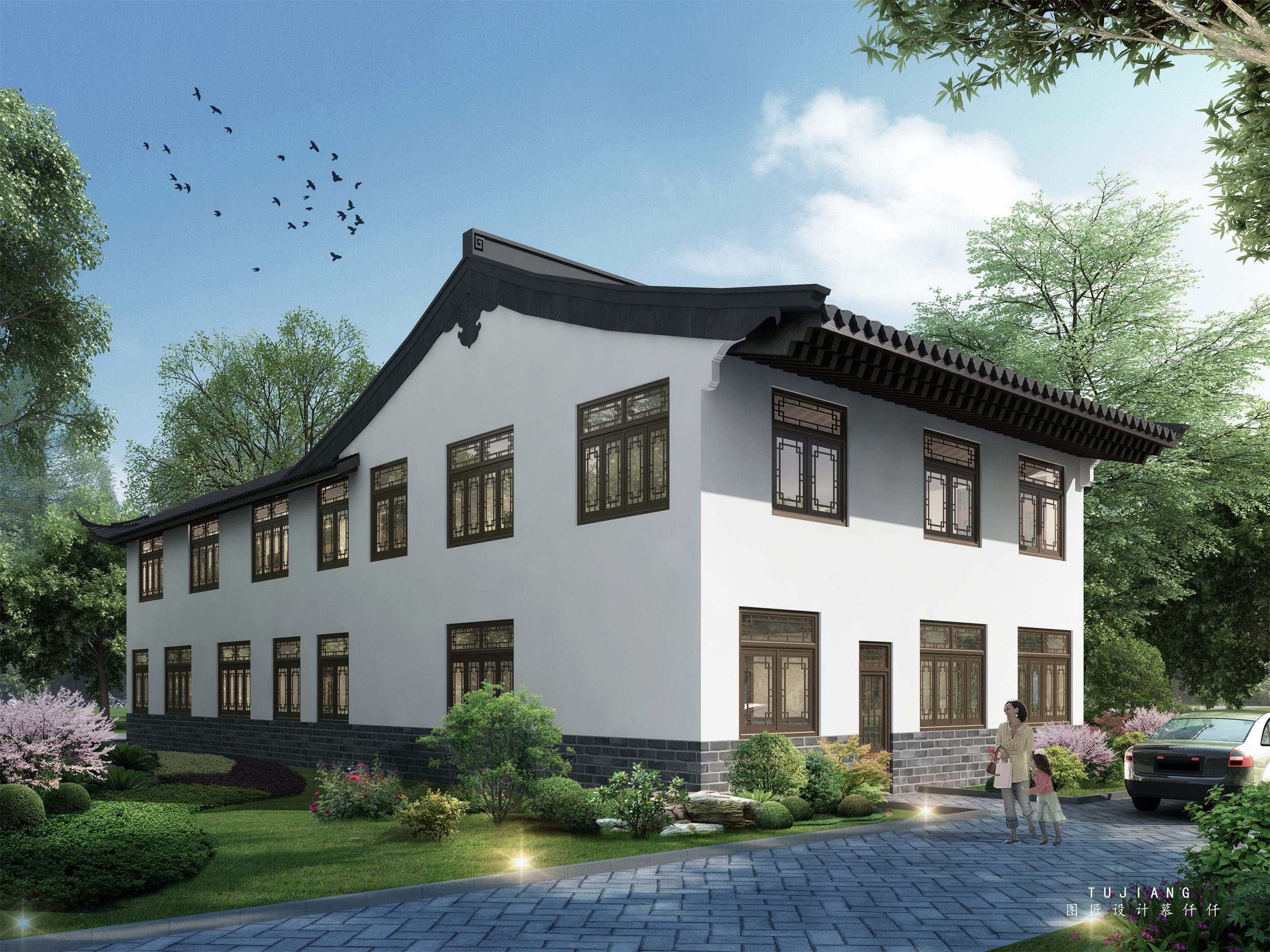 古风建筑外立面案例分享-4