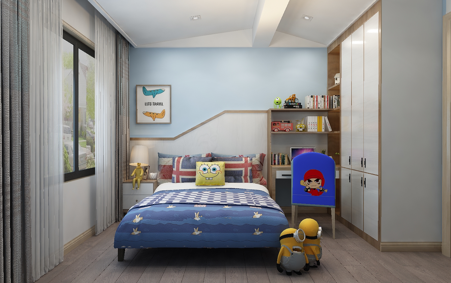 四川宜宾尚观设计-- 素雅清韵 | 三代同堂的舒适生活空间-26