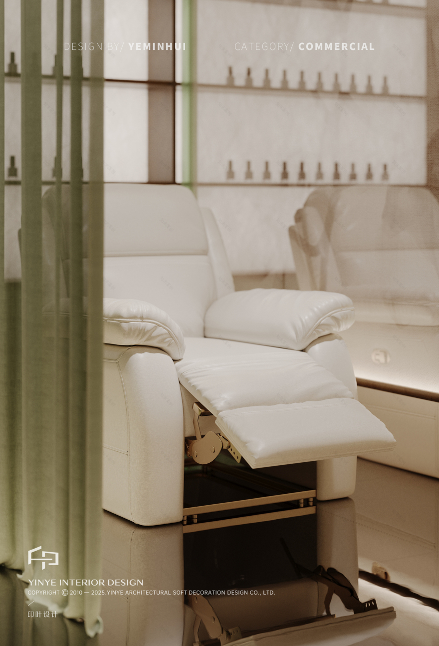 尼尔斯Naelsy 新国风美甲美睫美容品牌空间设计丨印叶设计-11