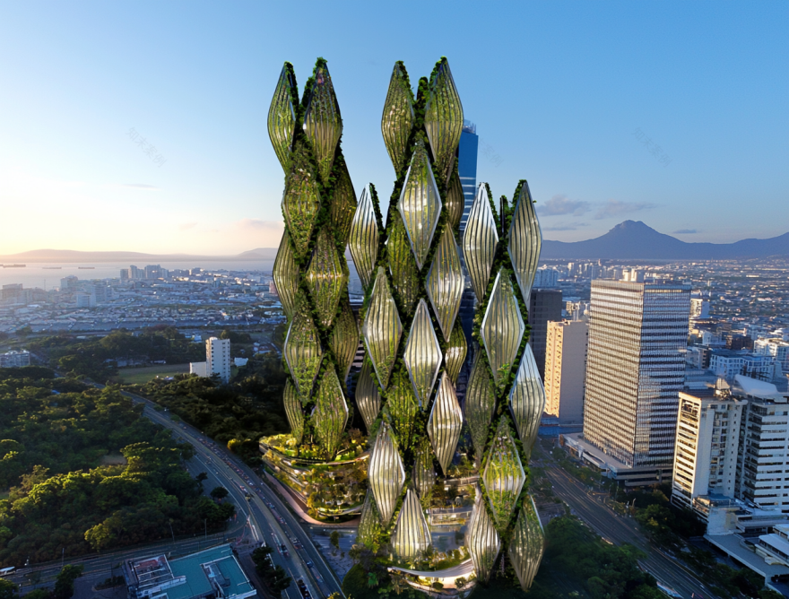 杜摩天大楼(需注意,不确定Do在此处具体是什么意思,可能是特定的名称或有其他特殊含义)丨Vo Huu Linh Architects-15