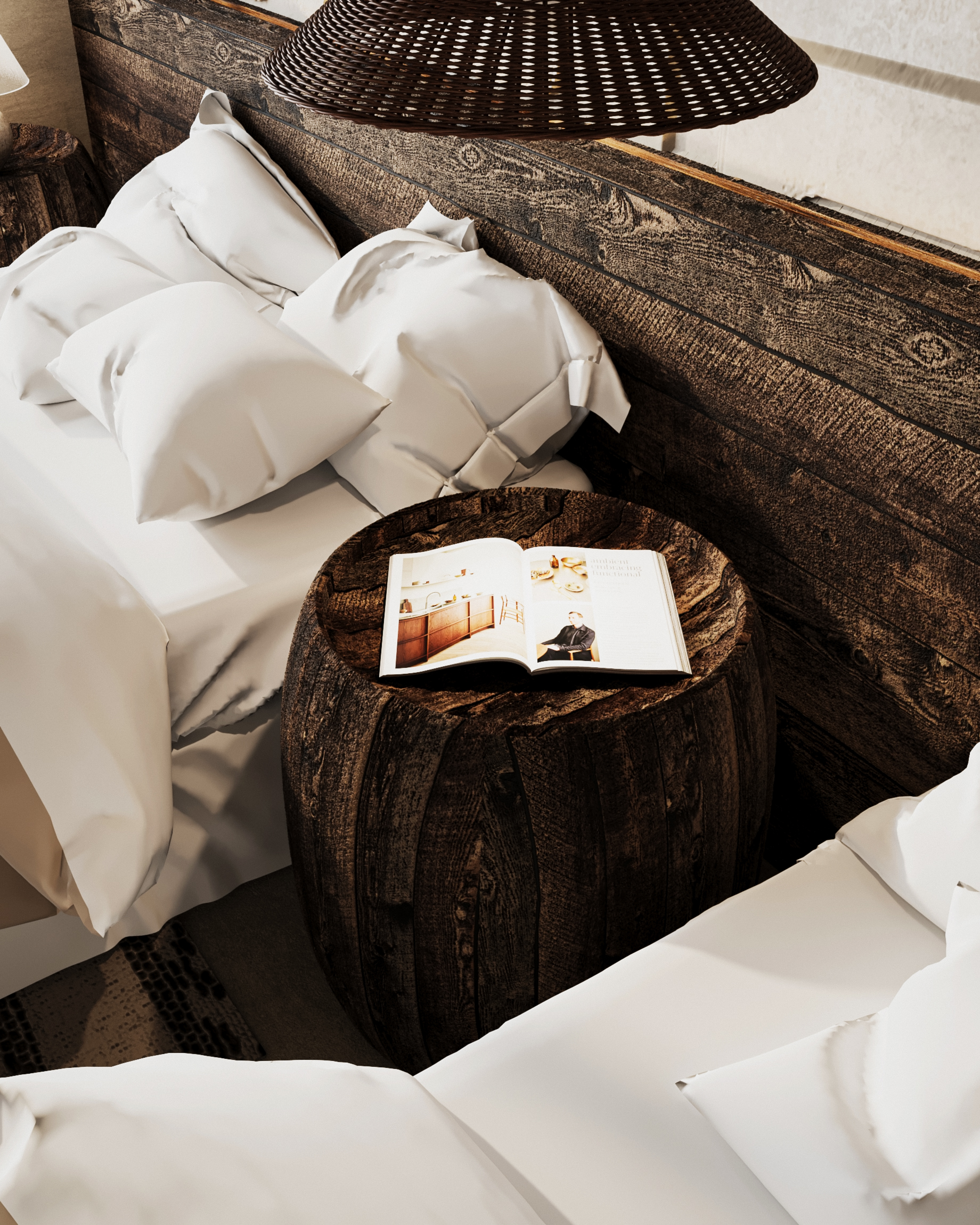 侘寂风格主卧丨Ali Shoaib-6