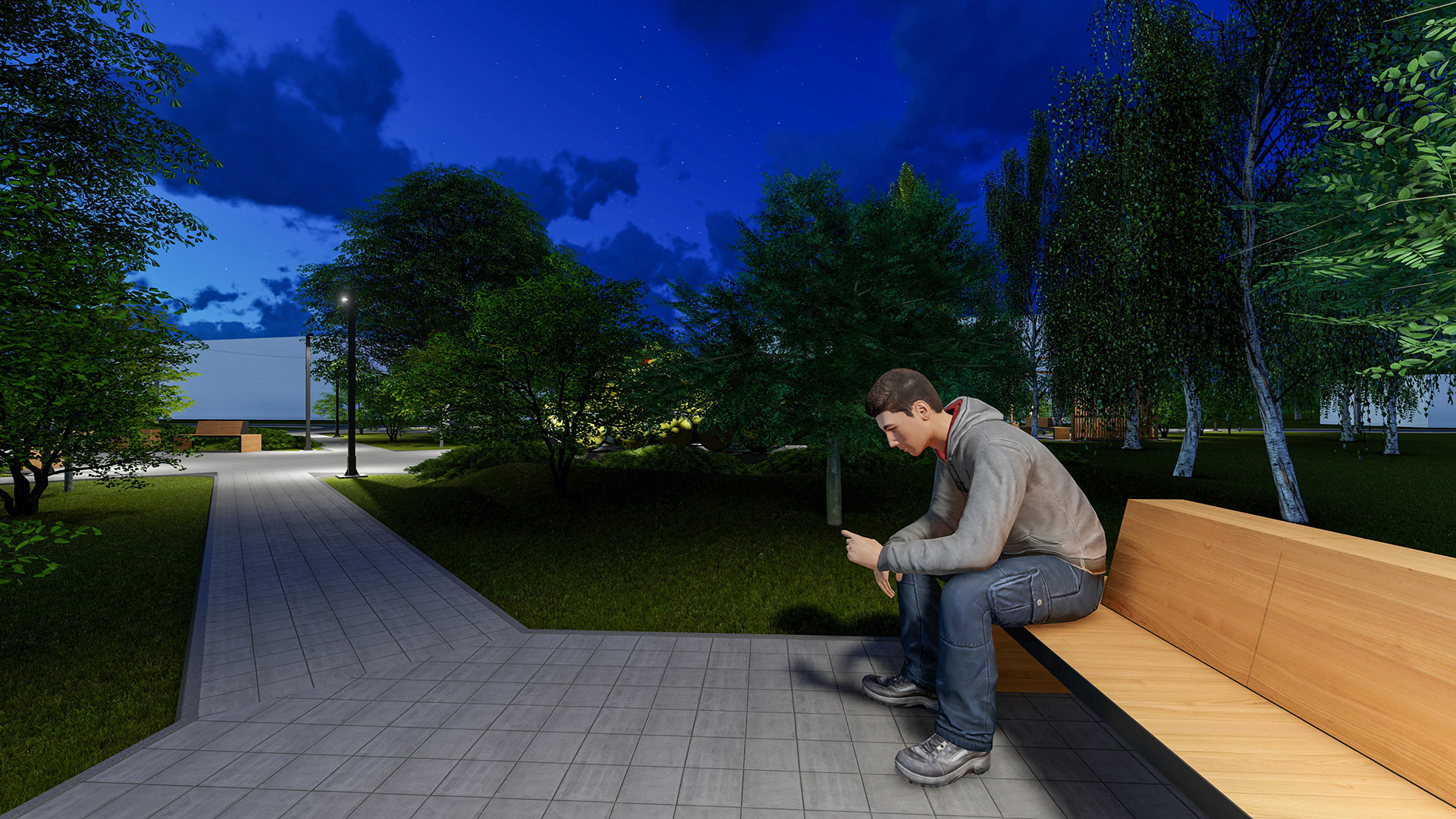 花园·广场（注：Сквер常见释义为广场、小公园、街心花园 ，结合语境Garden ，这里取广场较合适，但可能因具体场景不同而有所差异） 丨俄罗斯-4