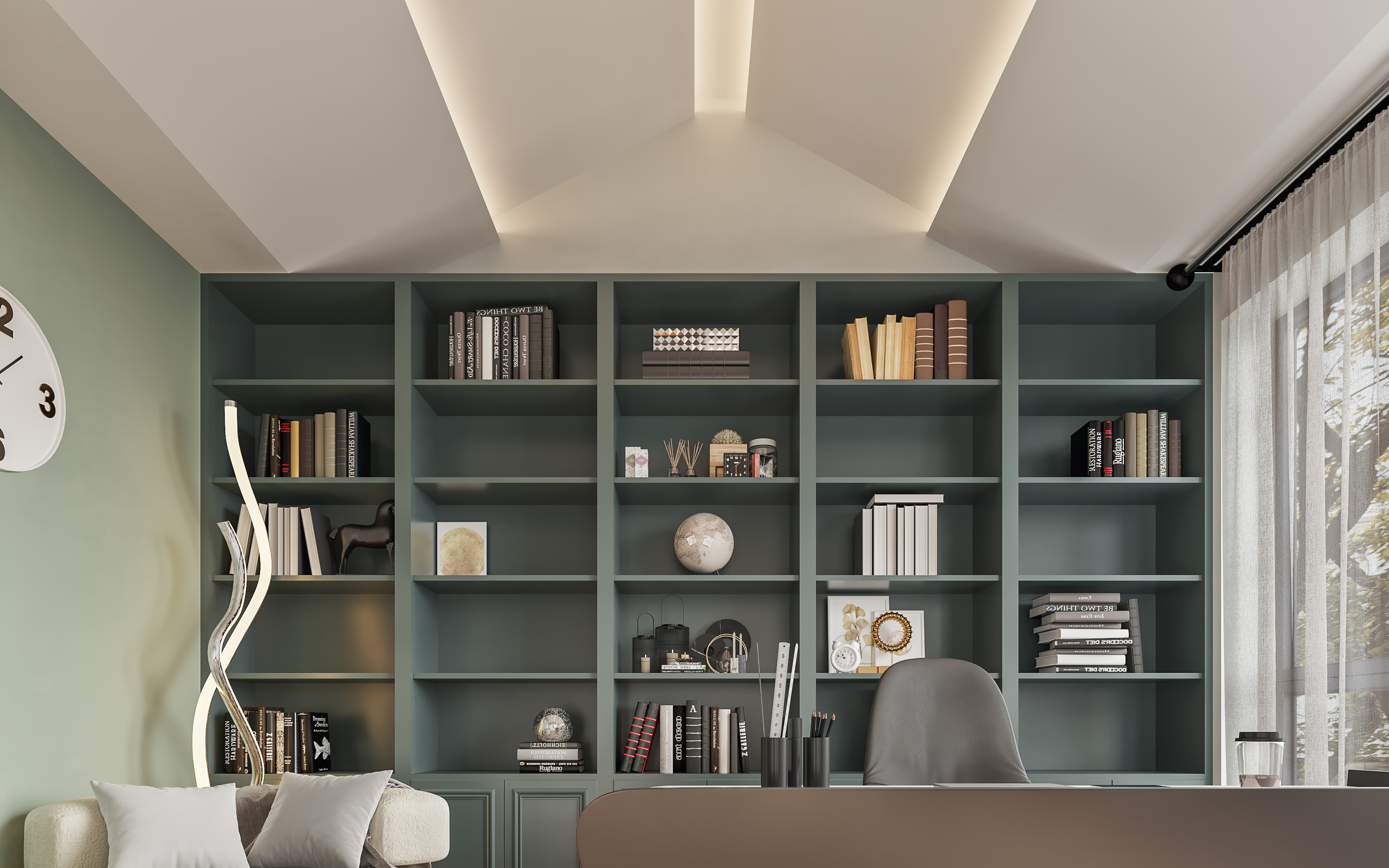 北欧风格撞色设计-7