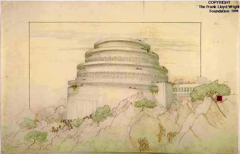 未竟之作 · 现代建筑大师的遗珠丨法国尼斯丨路易斯·康,密斯·凡德罗,弗兰克·劳埃德·赖特,勒·柯布西耶-63