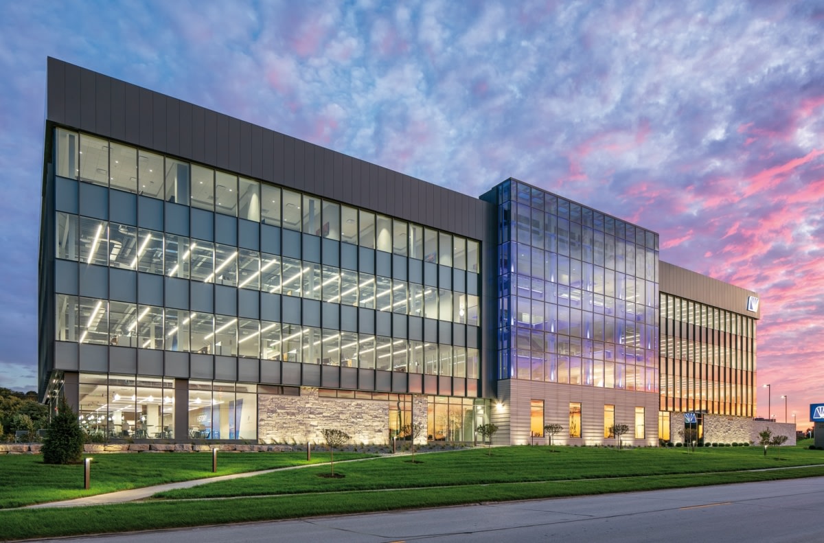 国际收割机密西西比河谷信用联社总部丨美国丨LEO A DALY-8