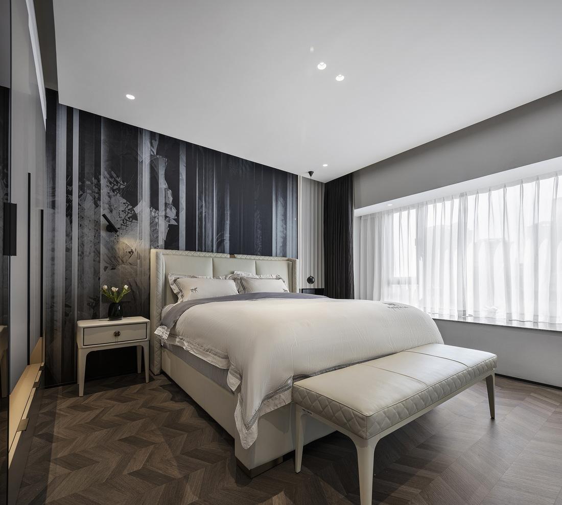 黑白琴键 - 融合硬朗与温柔的现代简约家居设计-28