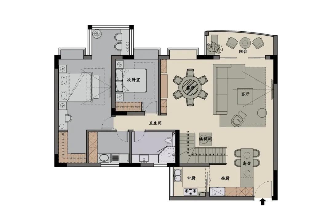 南方新城东苑现代简约家居设计-4