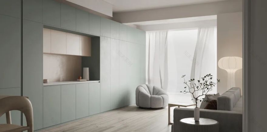 莫兰迪色系家装案例解析-61