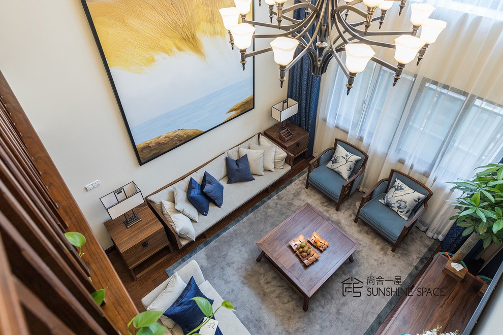 西溪蝶园250m²新中式住宅  尚舍一屋-2