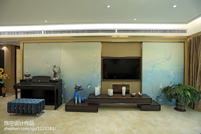 卓越浅水湾160平米别墅豪宅装修项目丨饰空设计-15