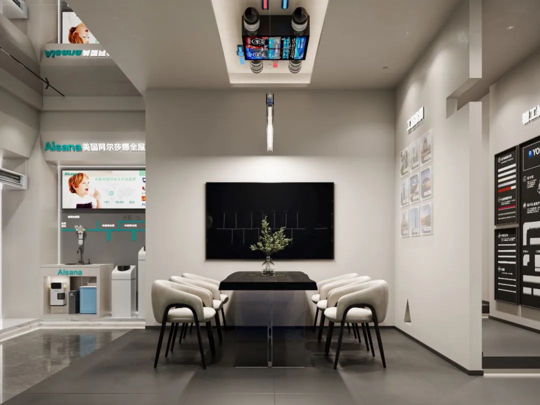 周笙笙展厅设计 · 85m²铜陵约克VRF中央空调展厅丨中国铜陵丨周笙笙全案设计工作室-21