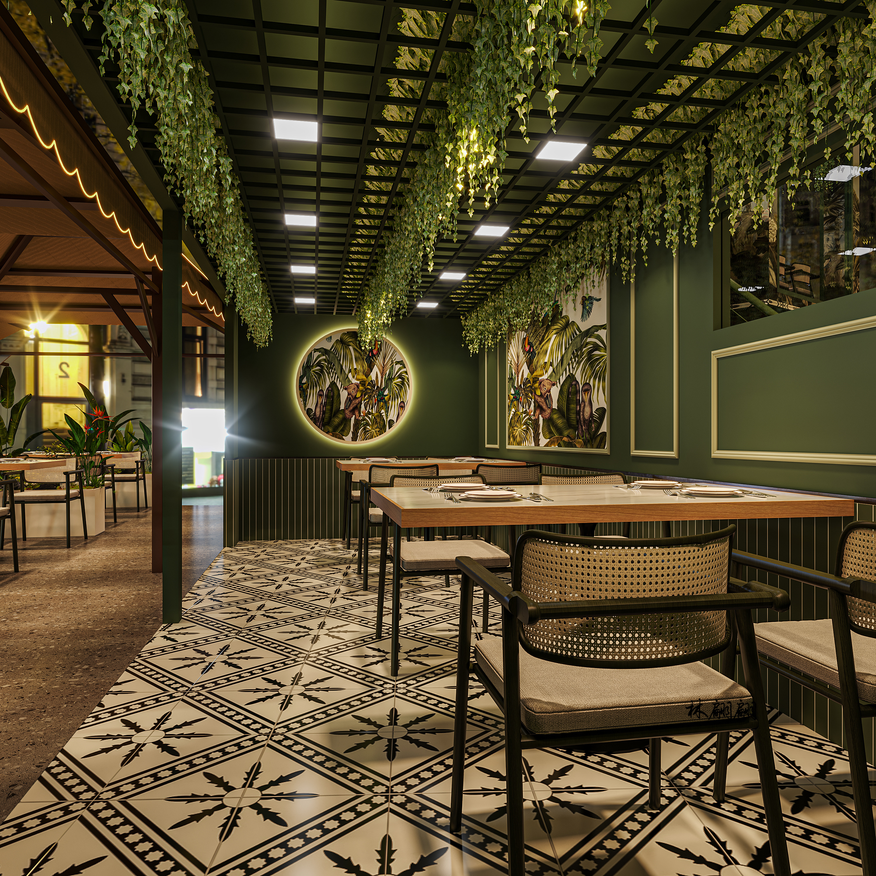 餐饮空间|烤肉店设计-7