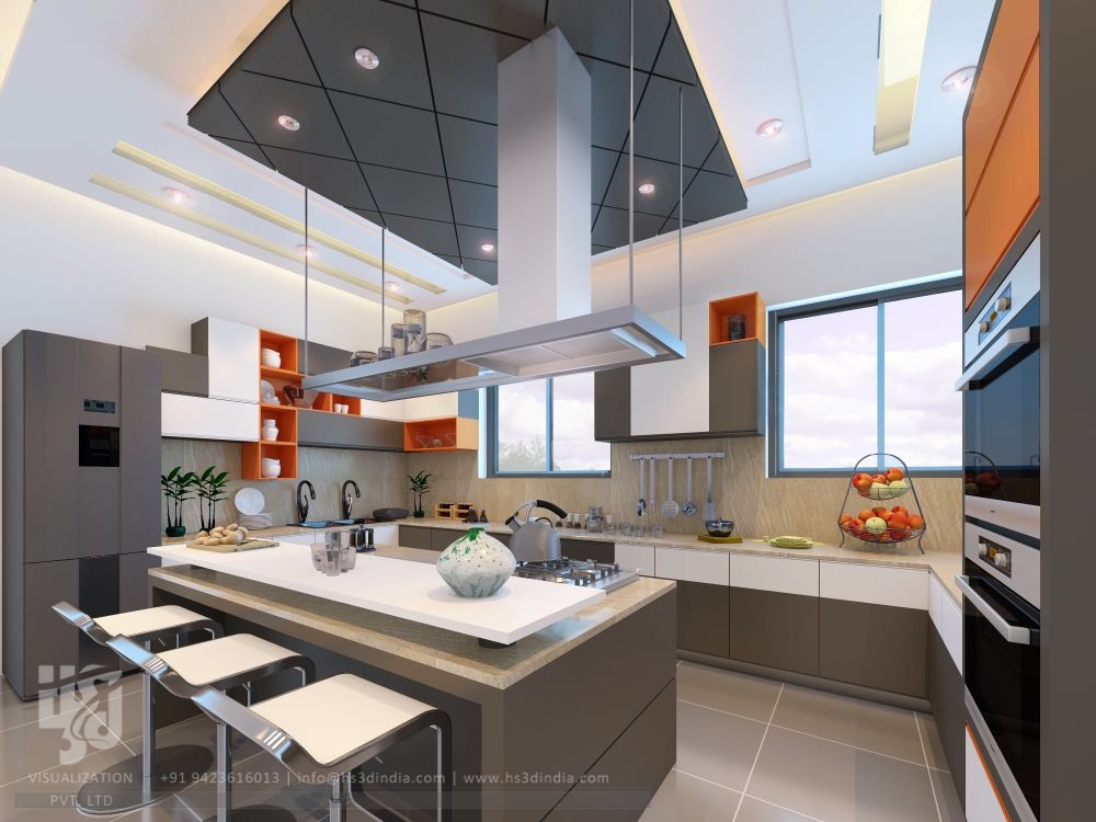 印度 HS3D 打造惊艳住宅室内渲染-58