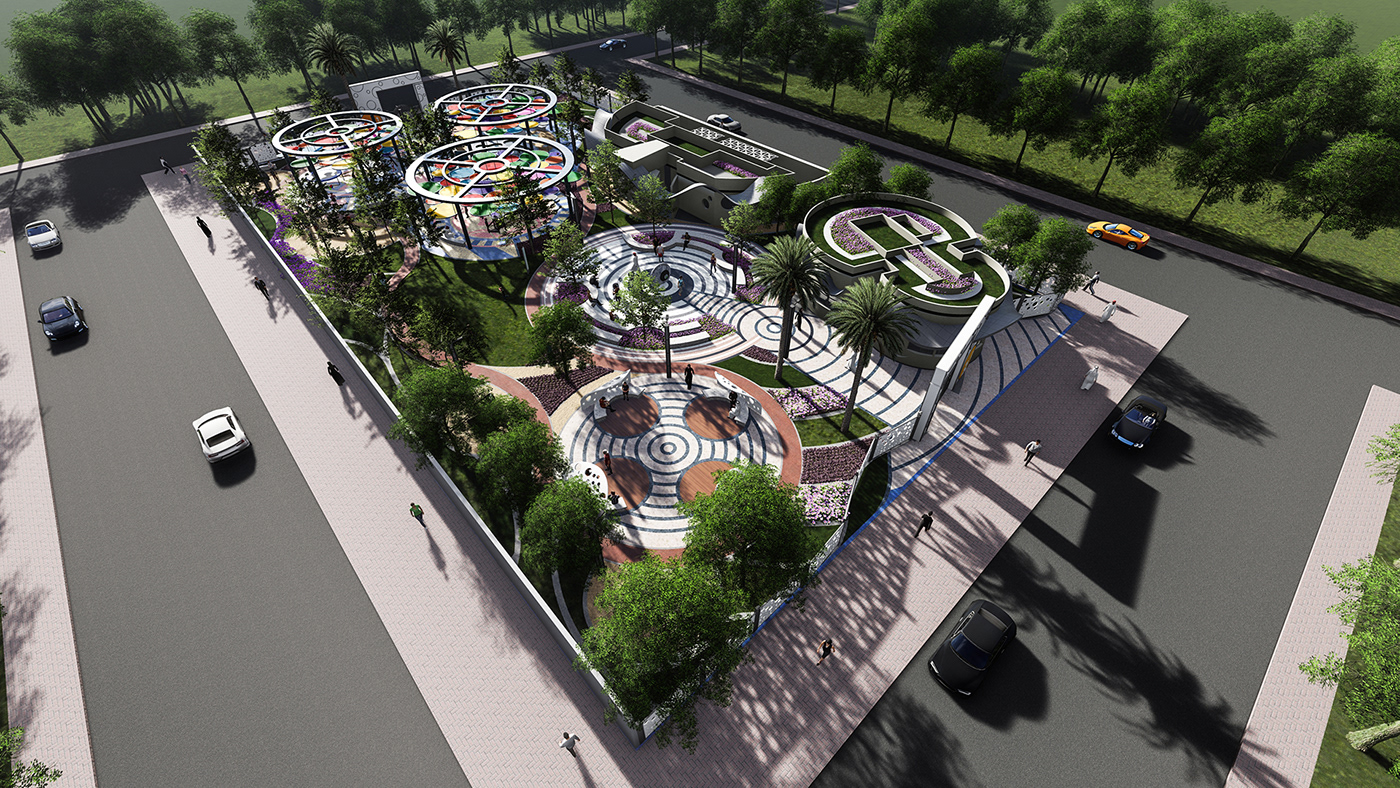 Anastasiya Gushchina丨公园丨Qatar Parks - Archviz-0