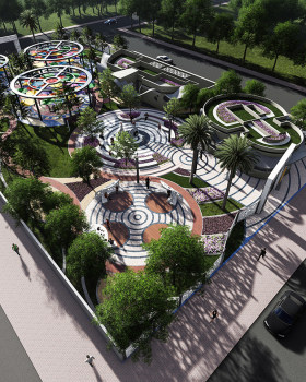 Anastasiya Gushchina丨公园丨Qatar Parks - Archviz