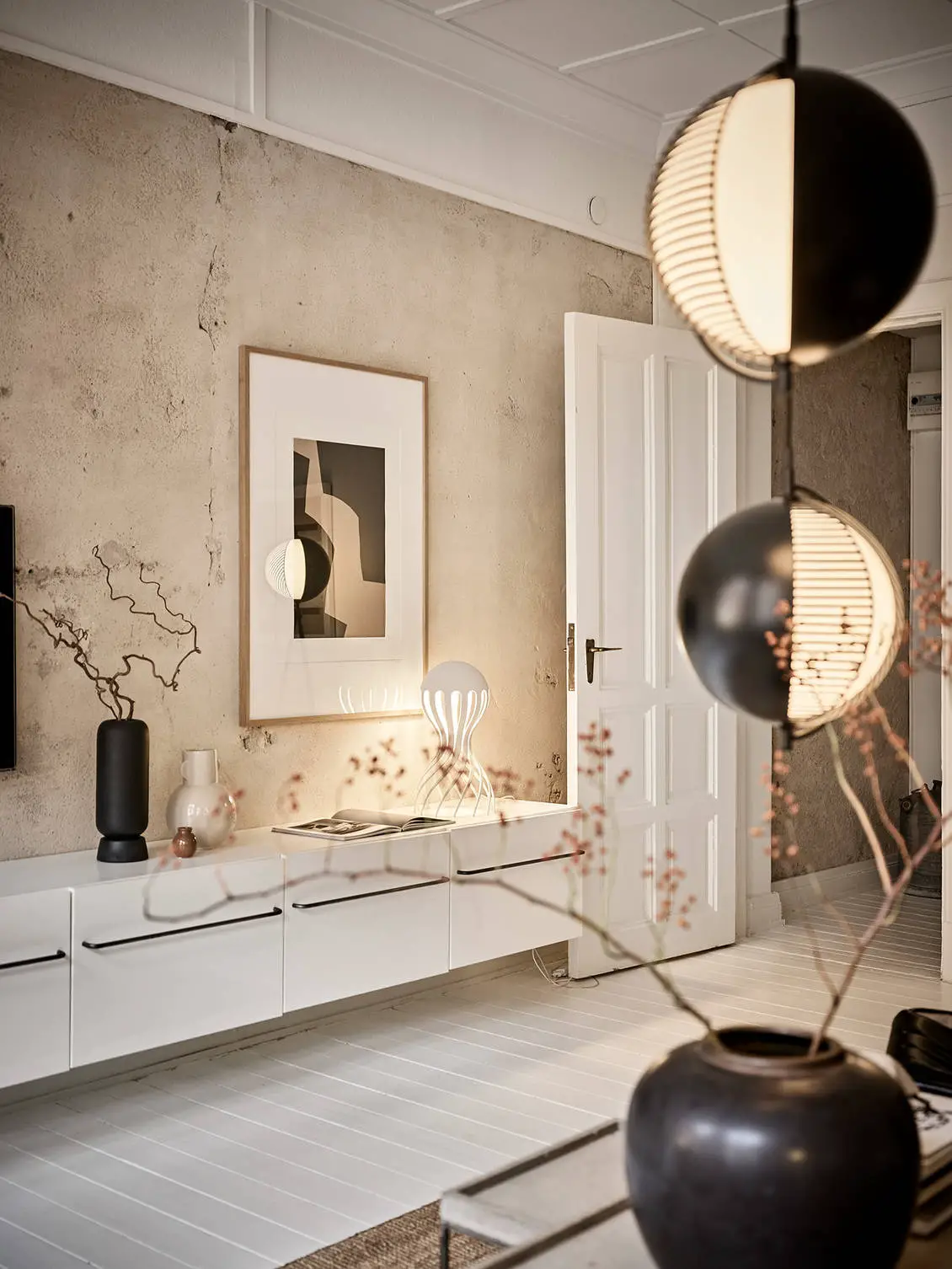 温柔粉色系，致敬 Art Deco 的 55 平米公寓-3