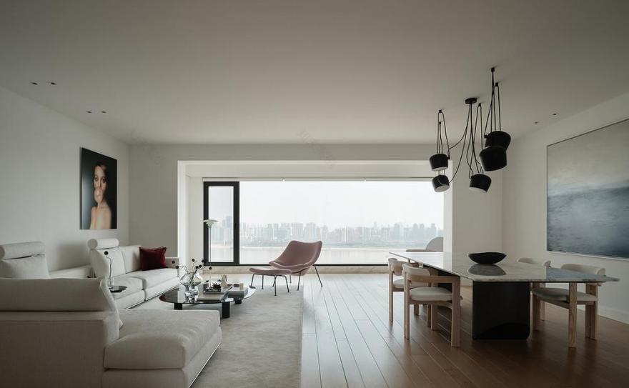 极简风大平层,把生活过成好莱坞大片-44