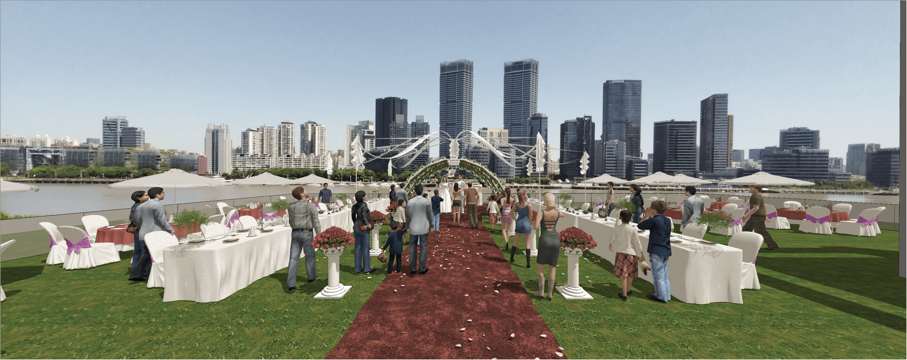 上海浦江淮宴餐厅丨中国上海丨元熙创意设计（北京）有限公司-14