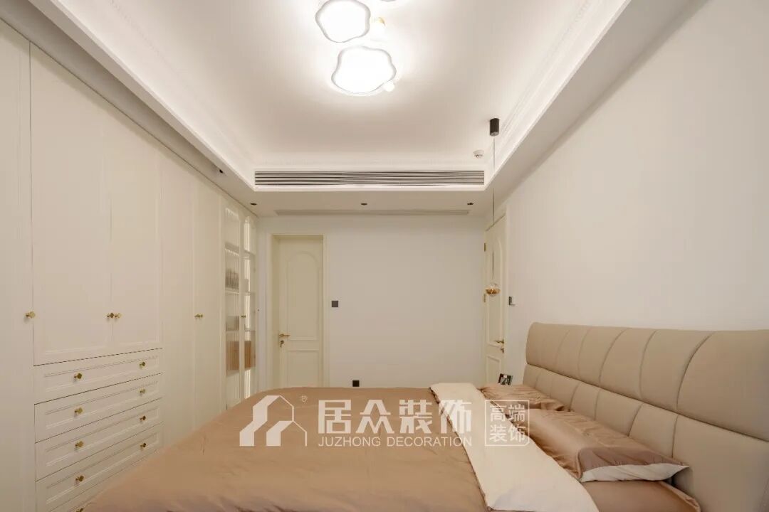 【居众实景作品】宝能城花园154㎡现代奶油风：一抹奶油治愈所有喧嚣-53