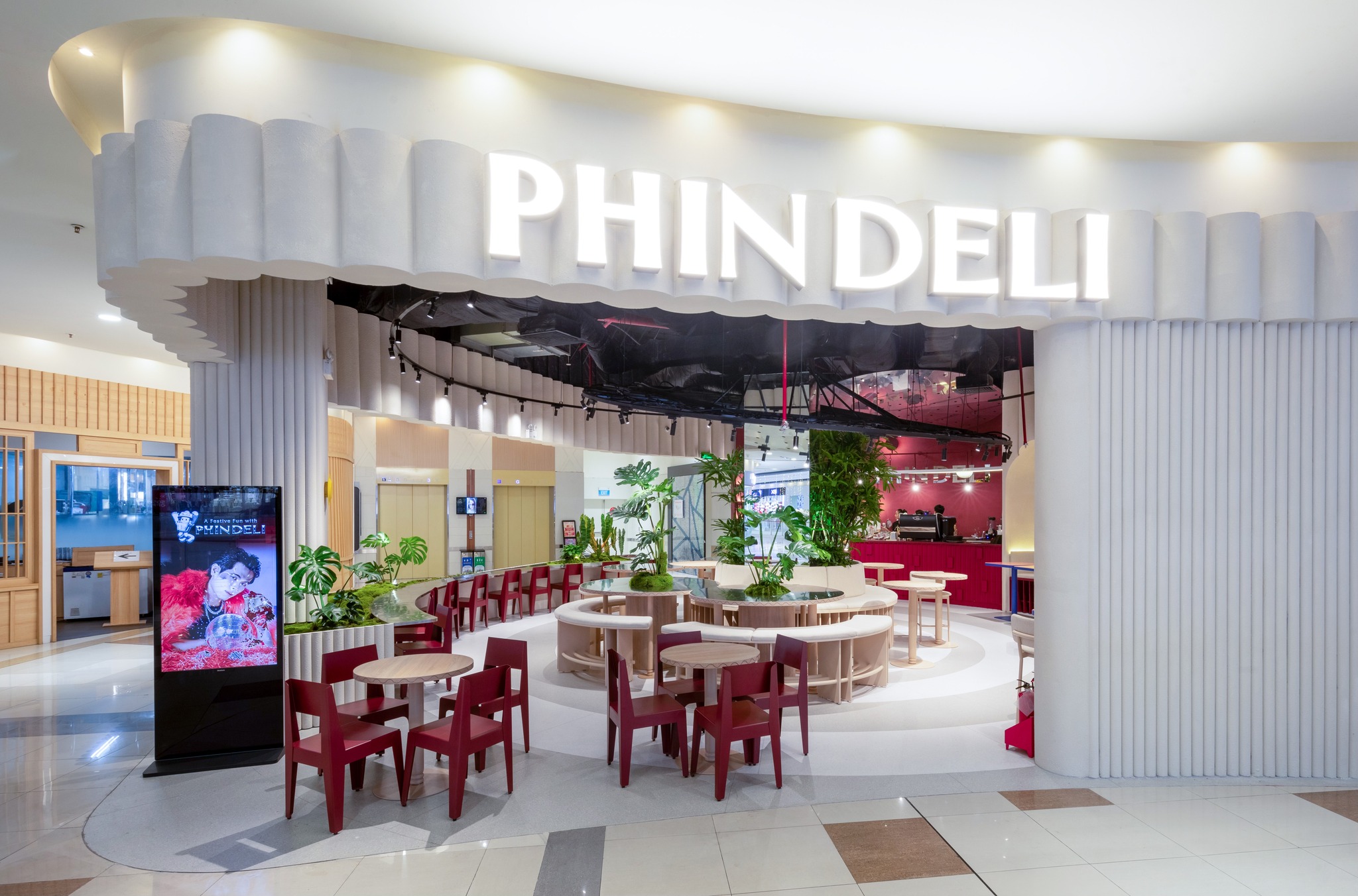 Phindeli Aeon Tan Phu 咖啡店丨越南胡志明市丨Red5 Studio-12