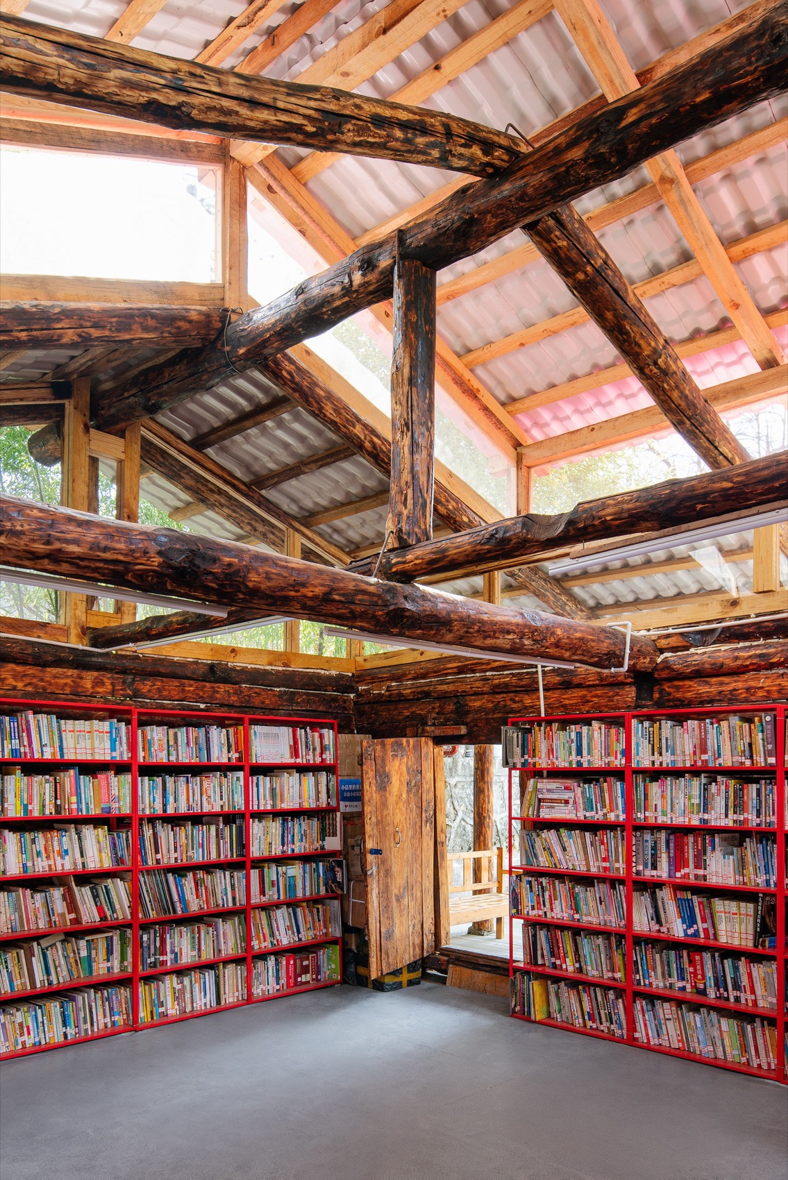 半山花语爱心书屋丨中国怒江丨STEPS大台阶建筑-46