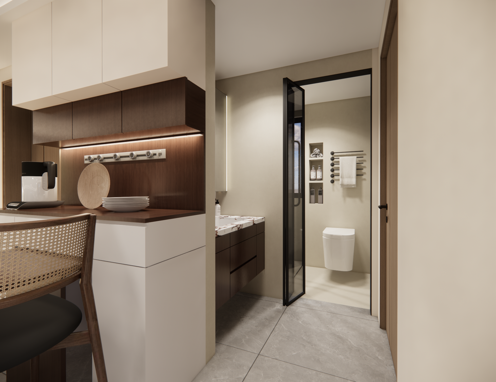 精装房改造  中古风的家丨中国上海-5