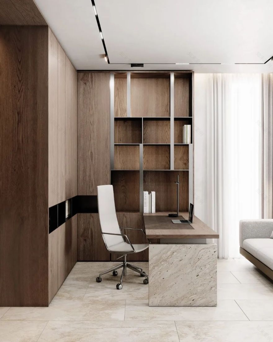 735㎡现代极简别墅设计丨LeQB Architects-92