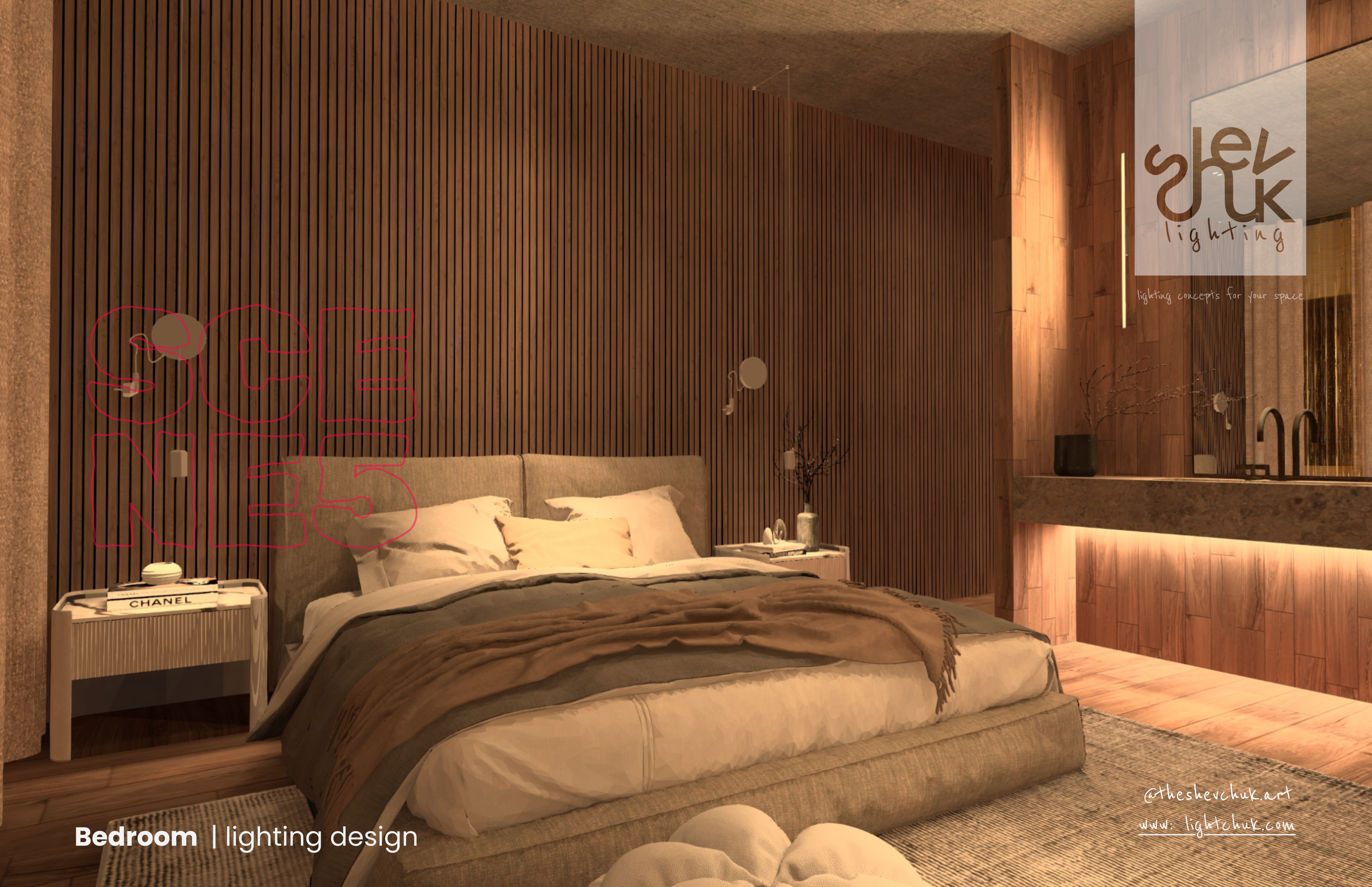 BEDROOM LIGHTING DESIGN | Dialux Evo-6