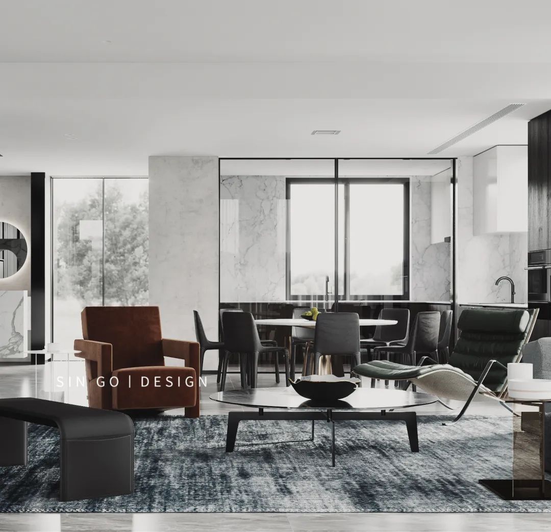 光影共生，艺术勾勒烟火，抽象派画家的现代主义私宅-33