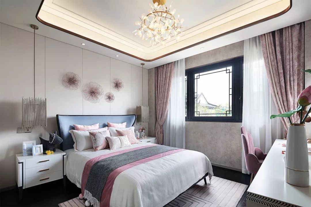 金螳螂新作 | 东方韵味别墅样板房 | 和谐、含蓄、时尚-29