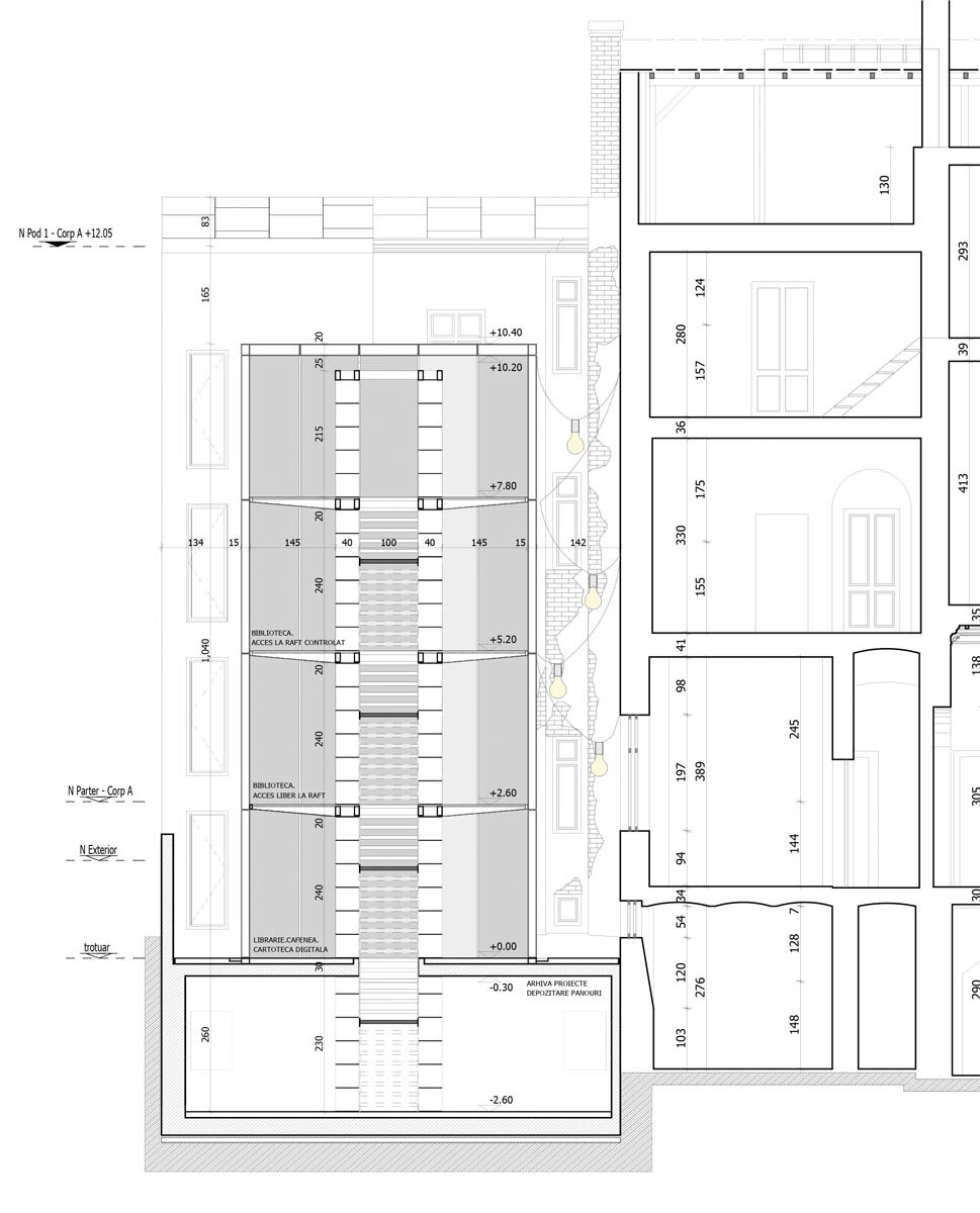 罗马尼亚建筑师协会建筑文化中心扩建项目-43