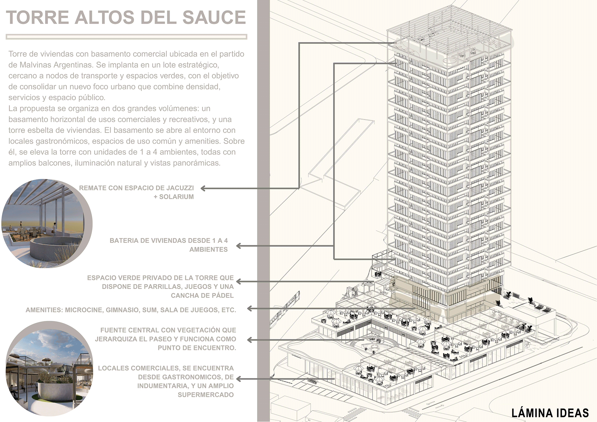 Torre de Viviendas | A4 Cátedra Plan B | 2025-4